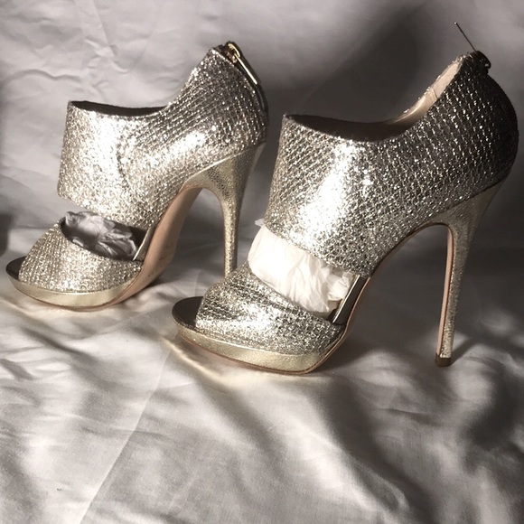 Jimmy Choo 38.5 EU Glitter/Champagne - Picture 4 of 9